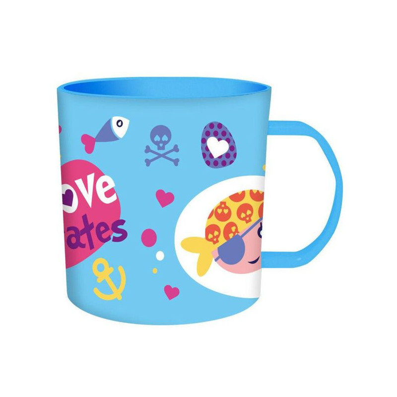 Imagen taza para microondas love pirates 340ml