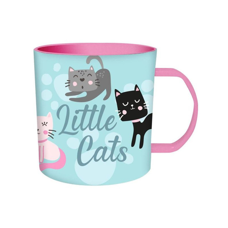 Imagen taza para microondas little cats 340ml