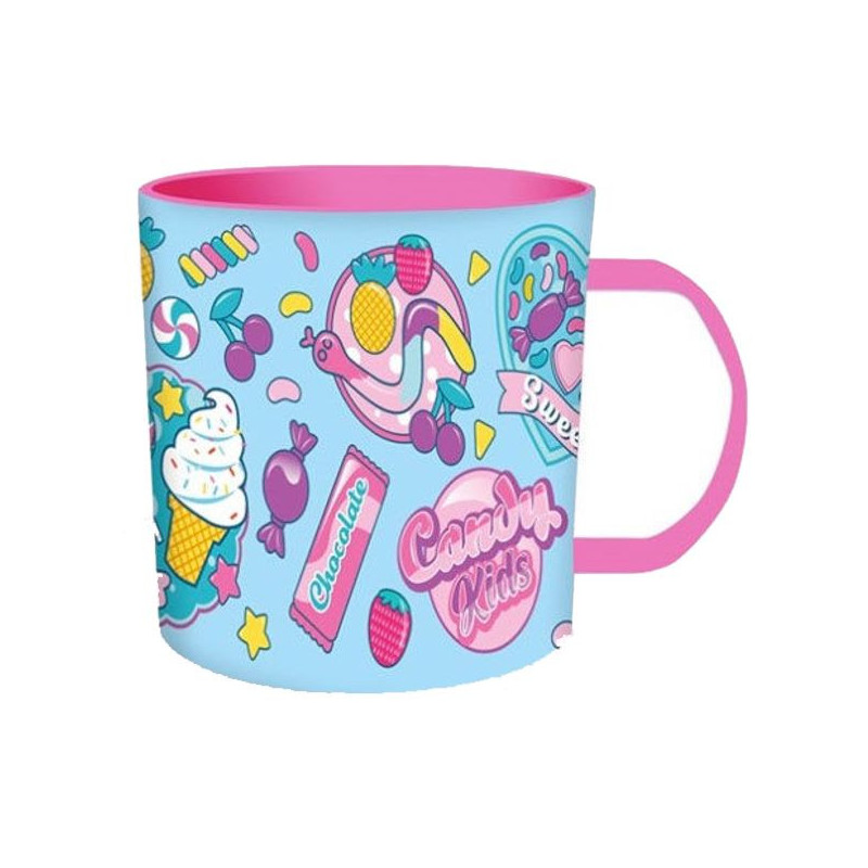 Imagen taza para microondas candy kids 340ml