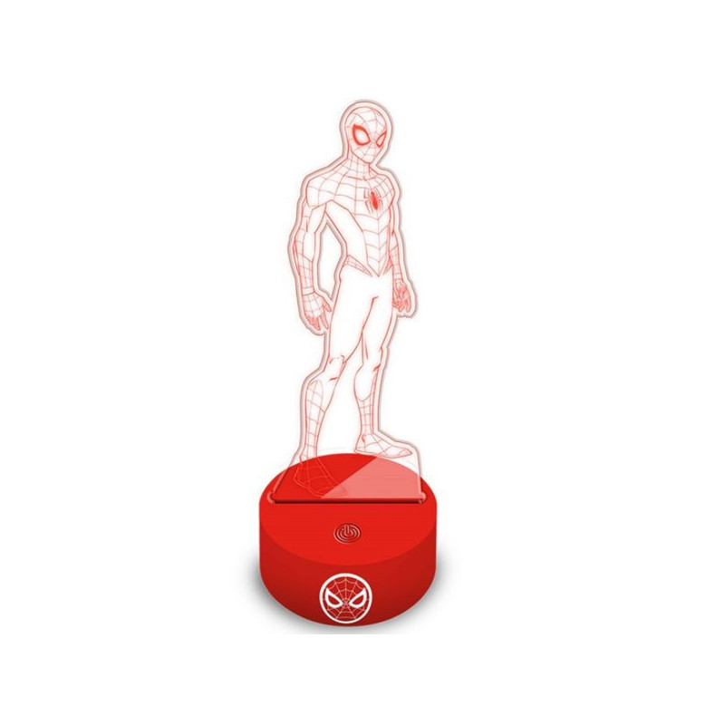 Imagen lámpara led 3d marvel spiderman