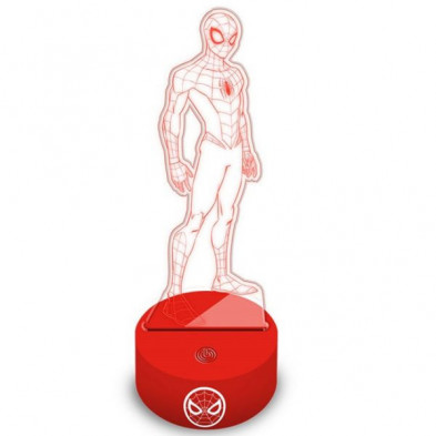 Imagen lámpara led 3d marvel spiderman Imagen lámpara led 3d marvel spiderman