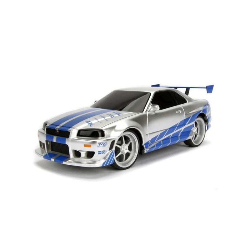 Imagen coche r/c fast and furious nissan skyline gtr 1/16