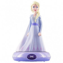 Imagen lámpara de noche 3d frozen elsa