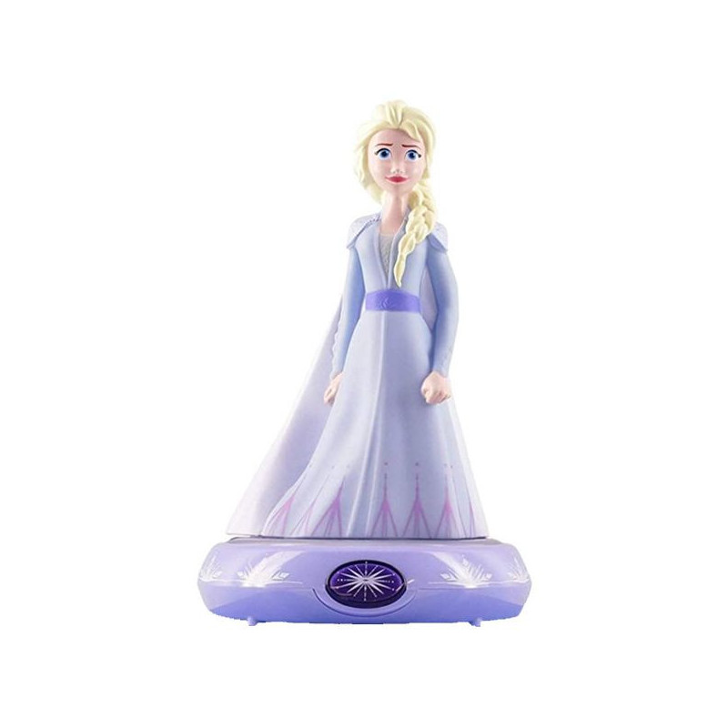 Imagen lámpara de noche 3d frozen elsa