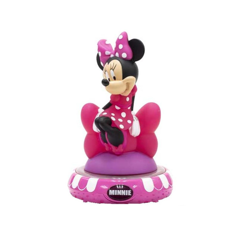 Imagen lámpara de noche 3d minnie mouse