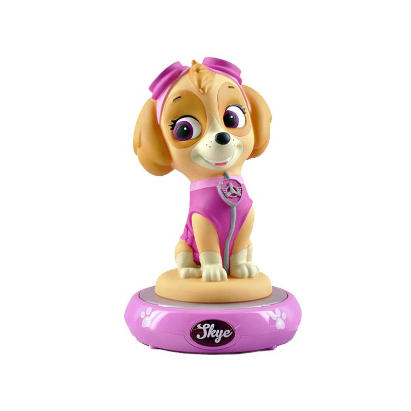 Imagen lámpara de noche 3d paw patrol skye