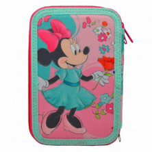 imagen 2 de estuche 3 cremalleras minnie mouse