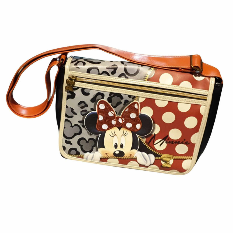 Imagen bandolera faster h minnie zipper 30x18x6cm