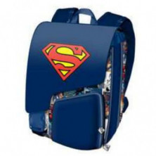 Imagen mochila solapa logo superman