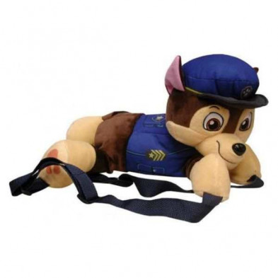 Imagen mochila peluche chase paw patrol