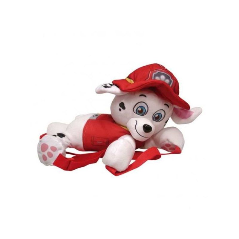 Imagen mochila peluche marshall paw patrol