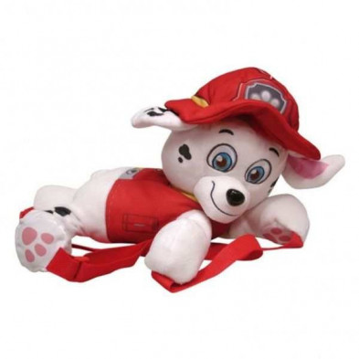 Imagen mochila peluche marshall paw patrol