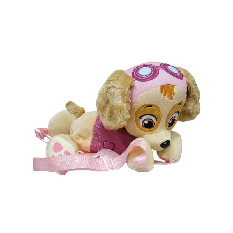 Imagen mochila peluche skype paw patrol 38cm