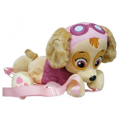 Imagen mochila peluche skype paw patrol 38cm
