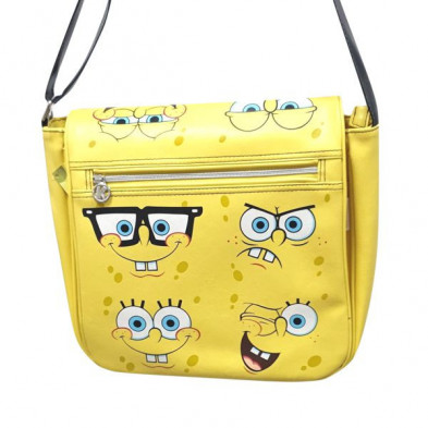 imagen 1 de bob esponja bandolera solapa funny 30x30x9cm