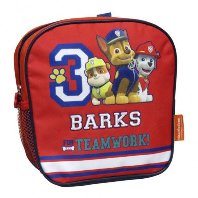 Imagen mochila 24cm paw patrol barks teamworks