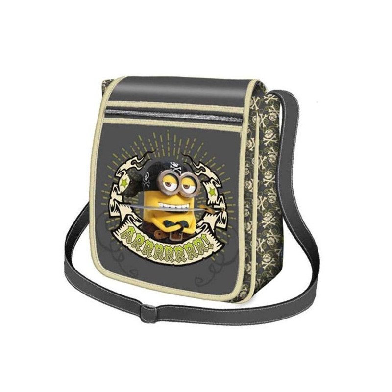 Imagen bandolera vertical minions pirata 37cm