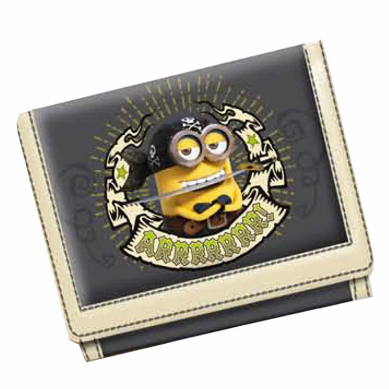 Imagen minions billetero velcro pirate 12x9x2cm