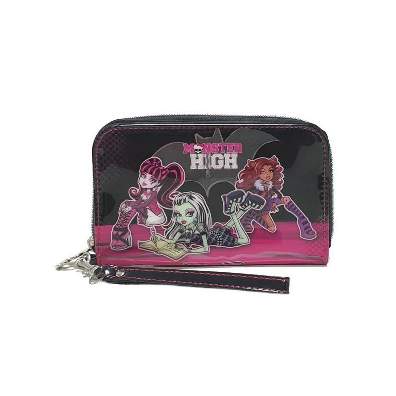 Imagen monster billetero girls 15.5x10.5x3cm