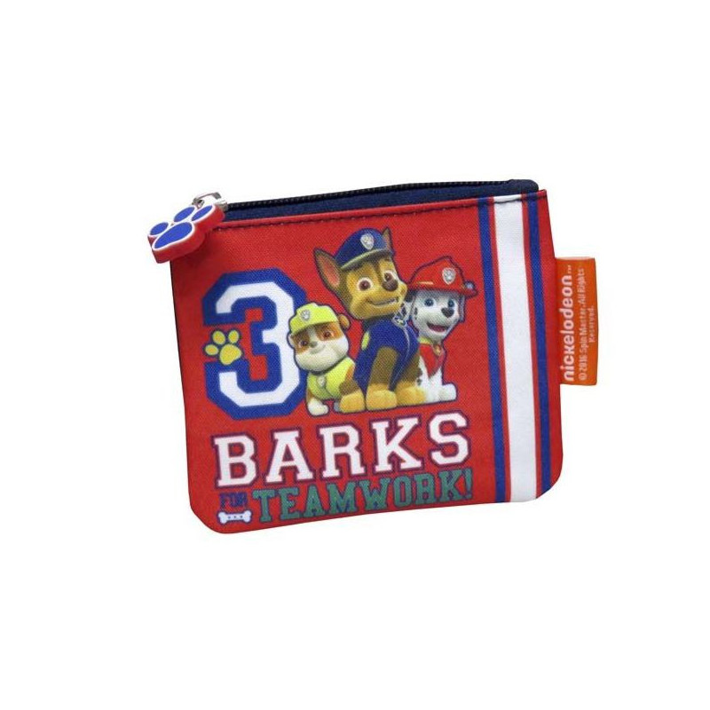 Imagen monedero paw patrol barks teamworks