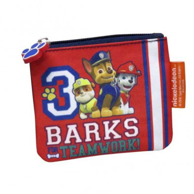 Imagen monedero paw patrol barks teamworks