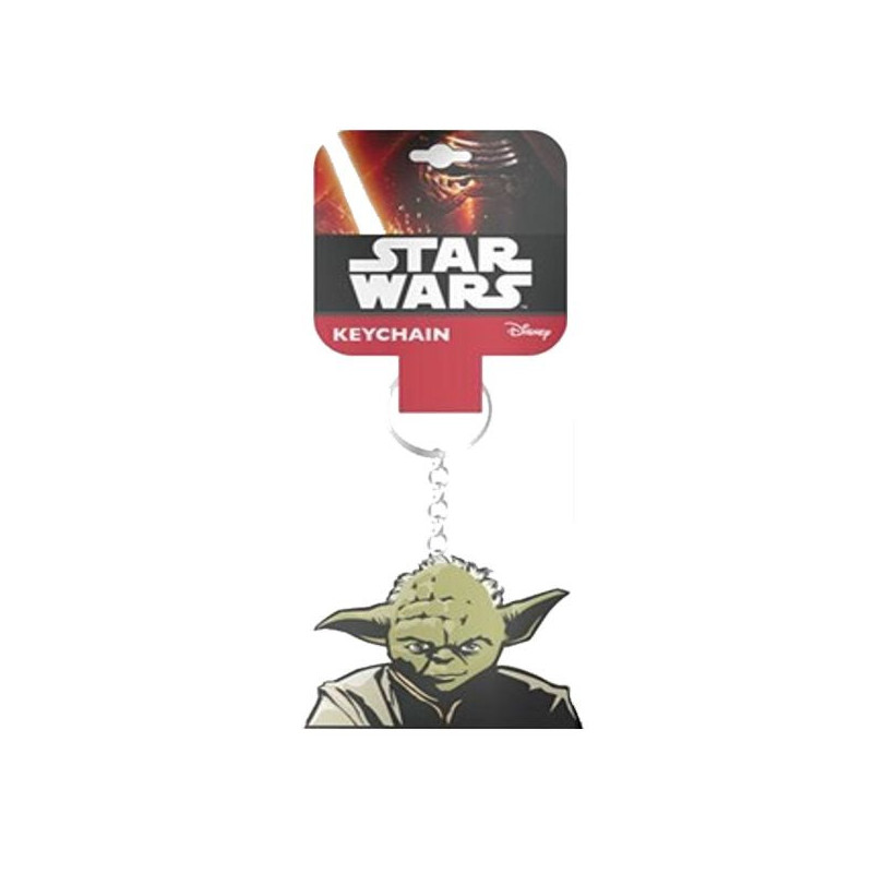 Imagen llavero de goma star wars maestro yoda