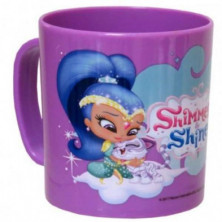 Imagen taza de plastico microondas shimmer&shine