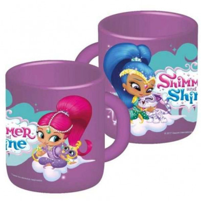 imagen 1 de taza de plastico microondas shimmer&shine
