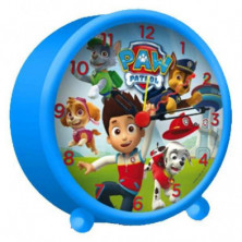 Imagen despertador redondo paw patrol 9cm