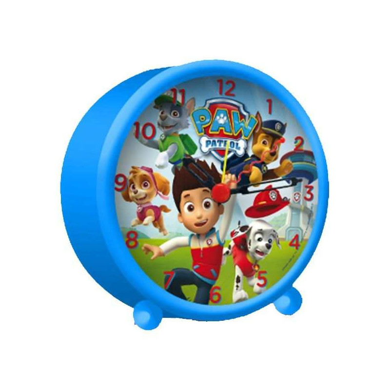 Imagen despertador redondo paw patrol 9cm