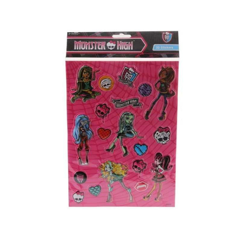 Imagen sticker 3d monster high
