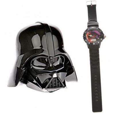 imagen 2 de reloj analogico darth vader caja 3d star wars