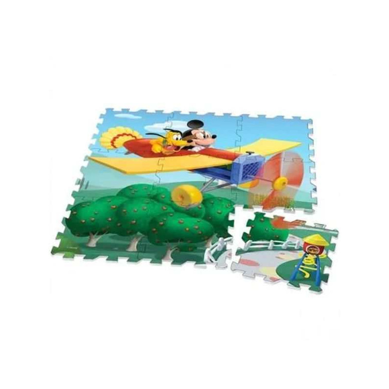 Imagen alfombra puzzle mickey