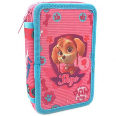 Imagen plumier doble paw patrol skye