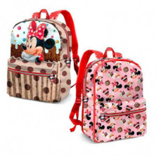 Imagen minnie infantil mochila reversible pq