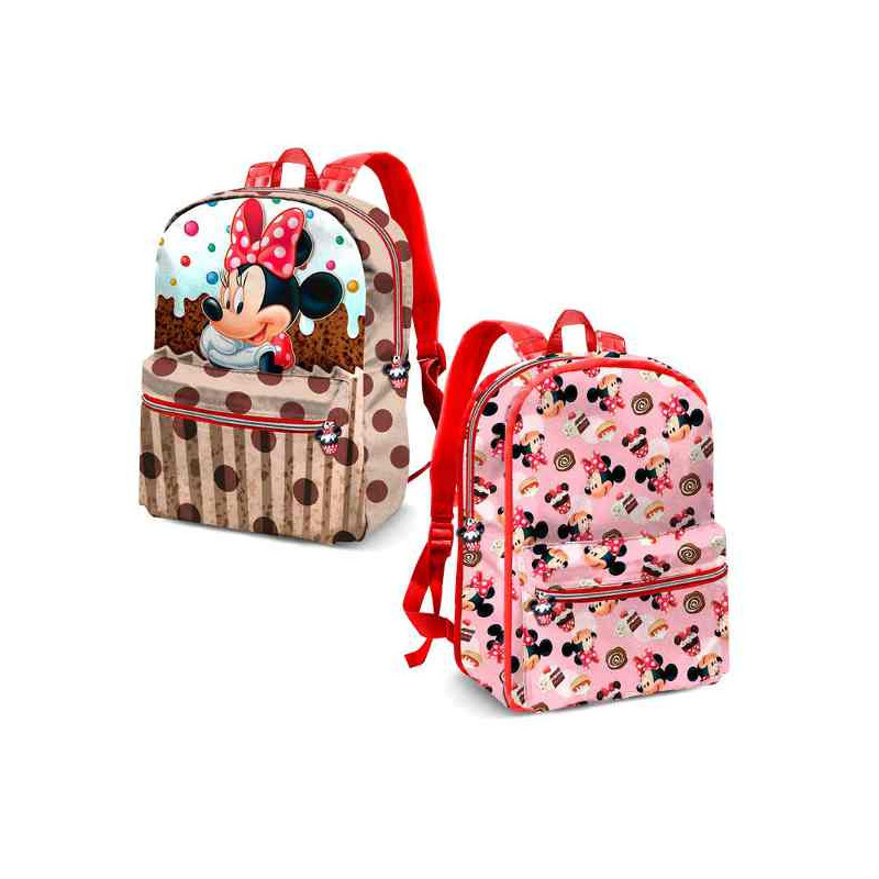 Imagen minnie infantil mochila reversible pq