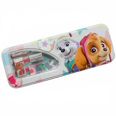 Imagen plumier metal 6 pzas skye paw patrol