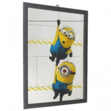 imagen 1 de espejo pared madera minions 2 mod stdo