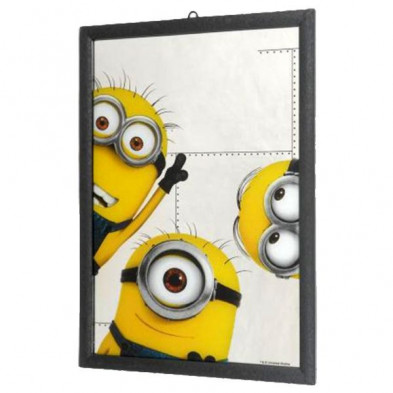 imagen 2 de espejo pared madera minions 2 mod stdo