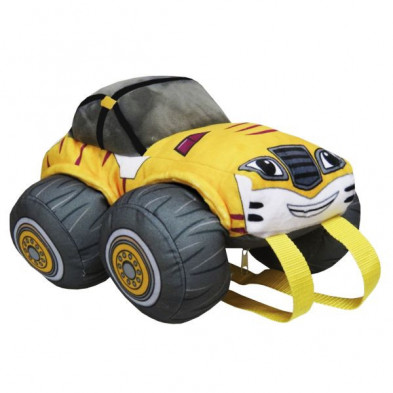 Imagen mochila peluche blaze and monster machines stripe