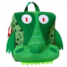 Imagen mochila infantil cocodrilo bagosse 26x24x10cm