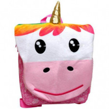 Imagen mochila infantil unicornio animal bagosse 26x24x10