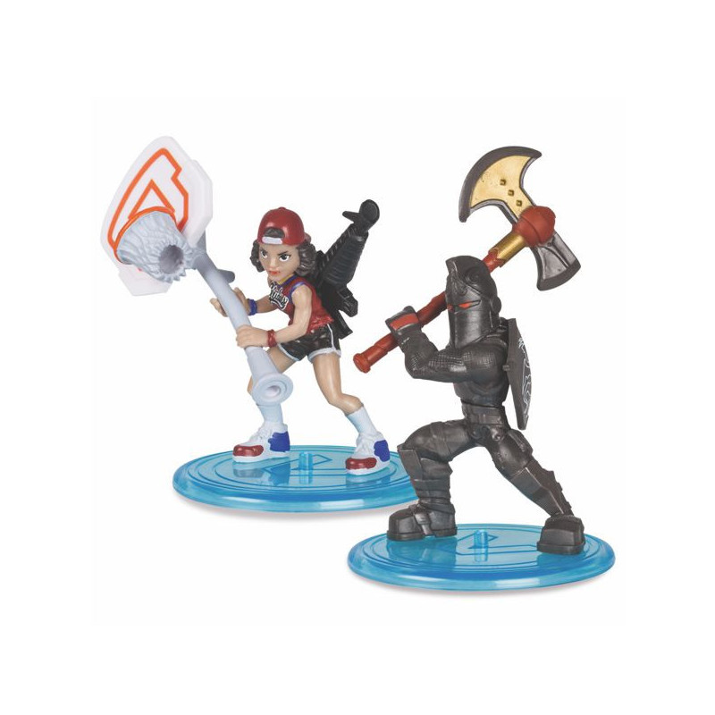 Imagen fortnite set 2 figuras black knight triple threat