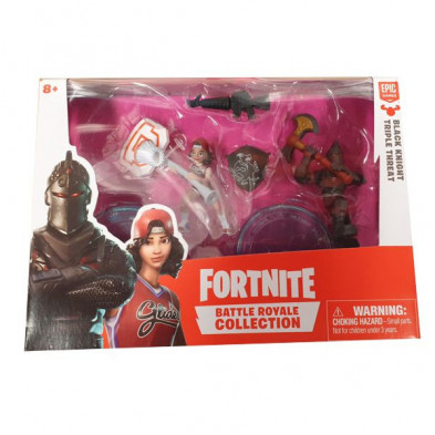 imagen 1 de fortnite set 2 figuras black knight triple threat