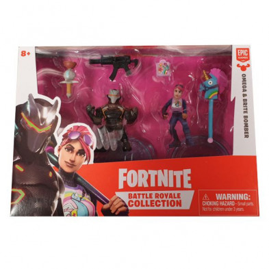 imagen 1 de fortnite set 2 figuras omega y brite bomber