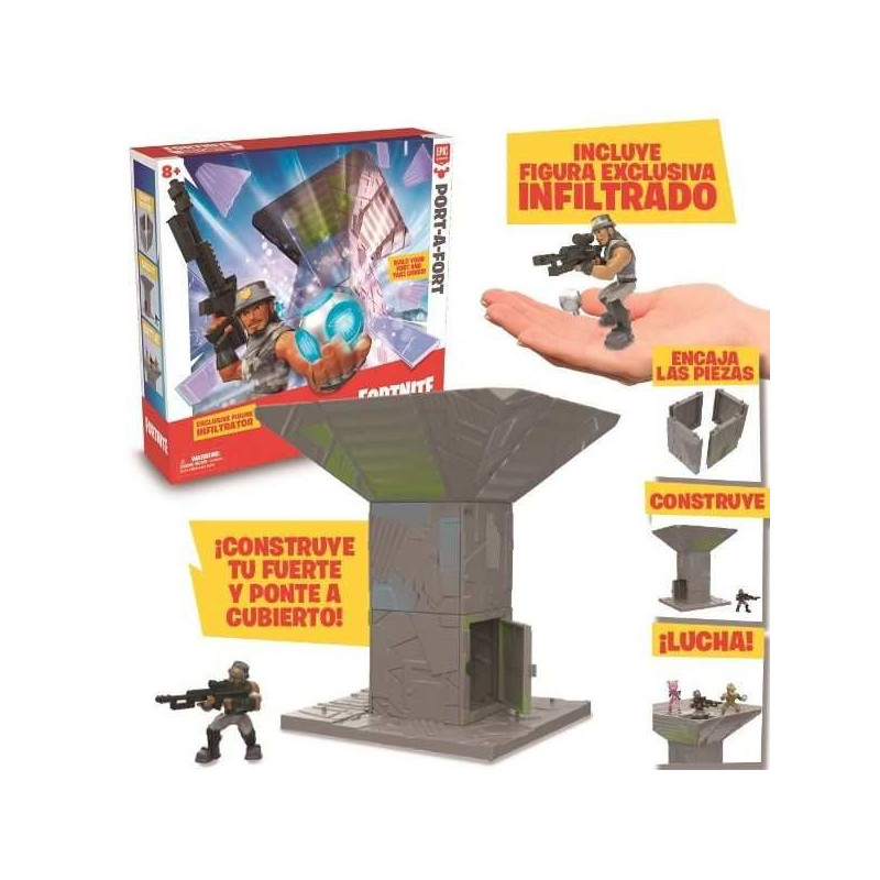 Imagen fortnite - fort playset + 1 figuras