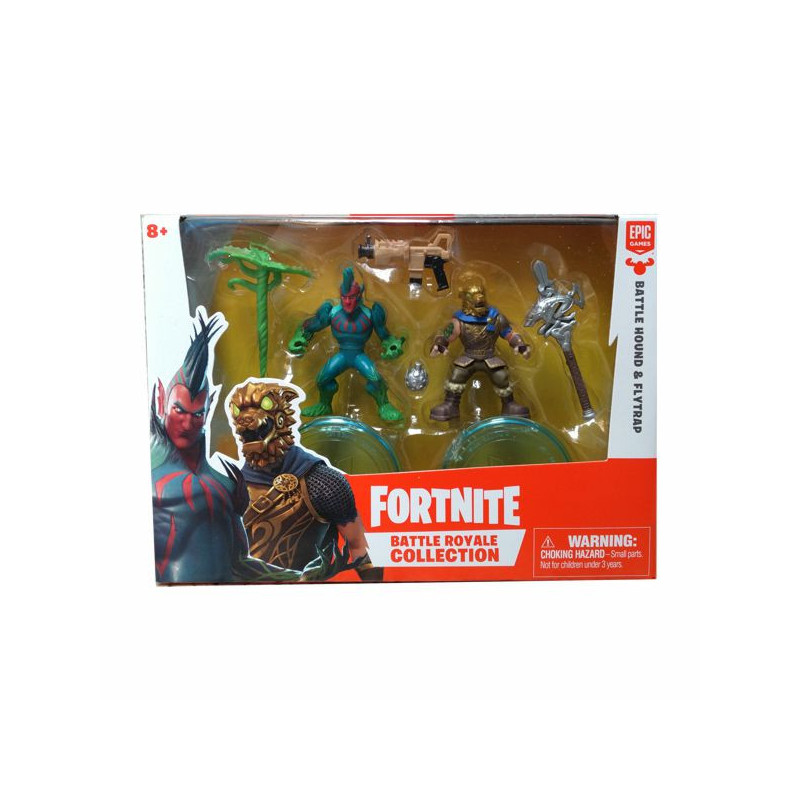 Imagen fortnite set 2 figuras battle hound y flytrap