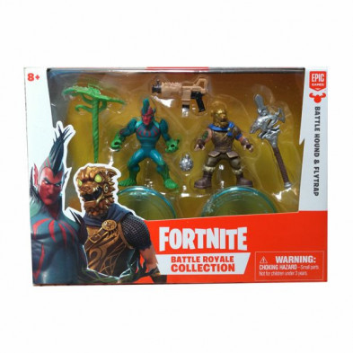 Imagen fortnite set 2 figuras battle hound y flytrap