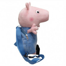 Imagen mochila peluche peppa pig 3d  - george