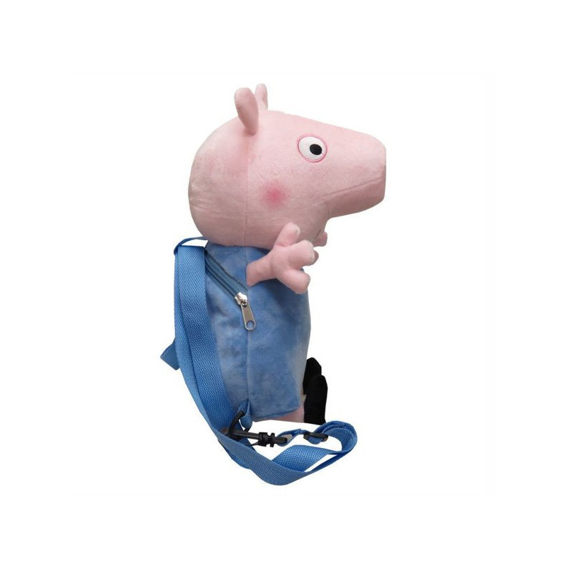Imagen mochila peluche peppa pig 3d - george Imagen mochila peluche peppa pig 3d - george